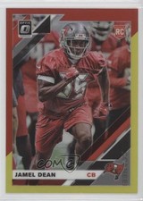 2019 Panini Donruss Optic Rookies Red & Yellow Prizm Jamel Dean #135 02pq