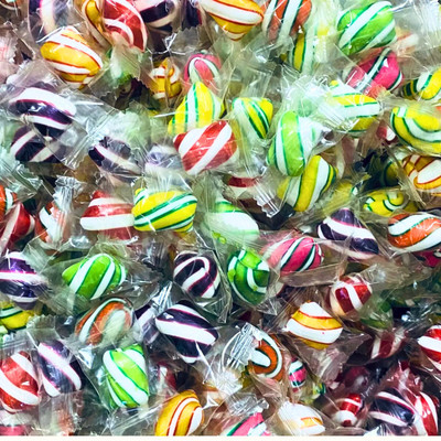 Atkinsons Fruitie Tootie Twist Candy 2 lb Bulk Assorted Hard Candy Wrapped