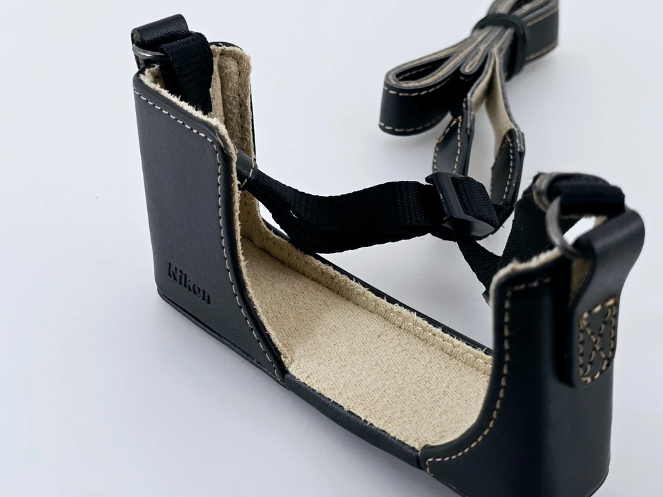 🌸 [Неиспользованный] Nikon оригинальный фотоаппарат натуральной кожи куртка для Coolpix S9300 Японии - Изображение 3 из 4