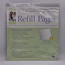 Markings CR Gibson Refill Scrapbook 10 Pages 12x12 Top Loading Sheet Protector