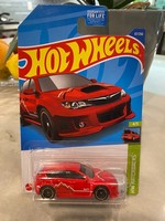 2022 Hot Wheels #67 Hw FließHeck 4/5 Subaru Wrx Sti Red W/ Black MC5 Spoke Rad