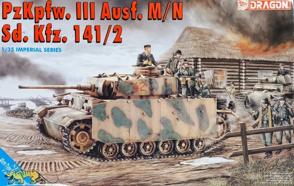 Dragon 9015 Panzerkampfwagen Iii Ausf. M / N - Sd.Kfz. 141/2 - RaritäT - 1:35-image