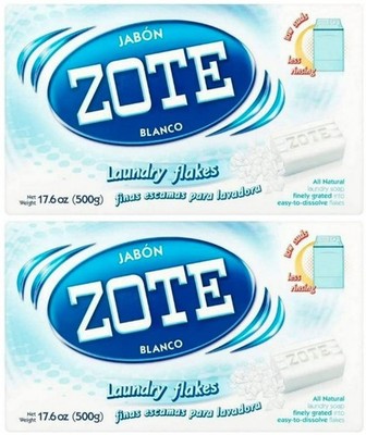 Jabon Zote Blanco Laundry Flakes Pack of 2