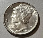 1945 MERCURY DIME UNC