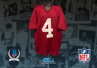 Jerry Jeudy Signed Auto NFL Football #4 Jersey Beckett COA DY1