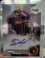 Daniel Guilarte /SS Brewers | 2023 Topps Bowman’s “Best of 2023” Auto #B23-DGE
