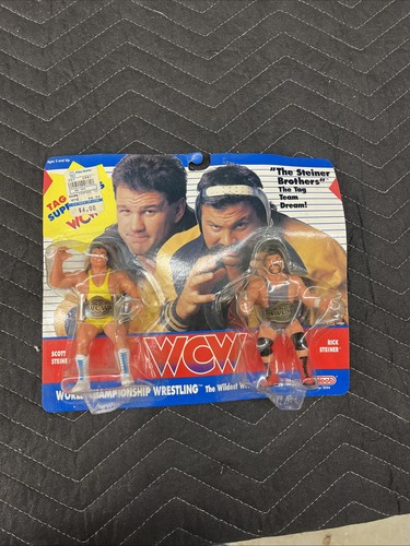1990 Galoob WCW Tag Team The Steiner Brothers Dama...