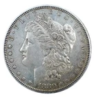 1880/7 Morgan Dollar AU.  VAM 6 Clear 8/7  Top 100 90% Silver $1 U.S Coin # 2145
