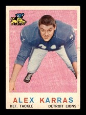 1959 Topps #103 Alex Karras RC VGEX X3710798