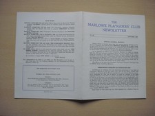 The Marlowe Playgoer's Club Newsletter Theatre Canterbury January 1964