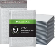Bubble Mailers, 6 X 9 Inch, White Poly Mailers, Padded Envelopes, Shipping Envel