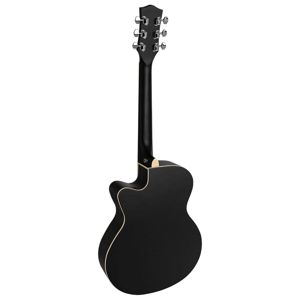 Full Size Acoustic Guitar with Steel Strings– Black Matte - Image 2 of 3