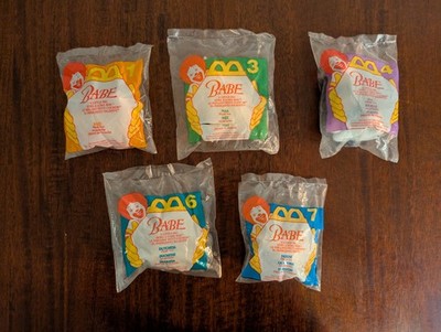 mcdonalds babe toys 1995, Sealed Some Tears In Two Toys, Toys 1, 3,4,6,7
