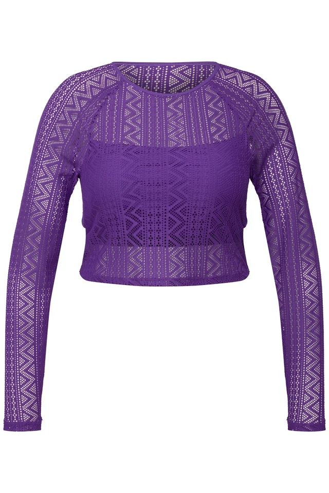 Studio Untold Damen große Größen Bikini Top Softcups Spitze Rundhals