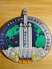 Authentic SpaceX Falcon Heavy Patch 2018 LC-39A NASA Rocket Launch USA 🚀 