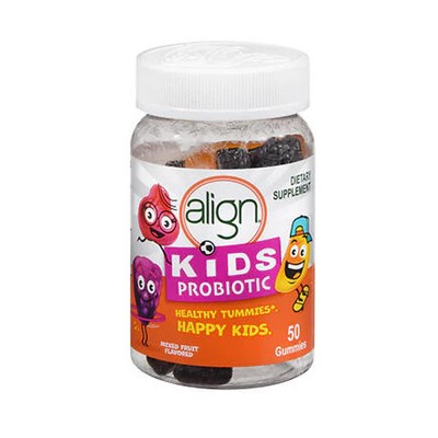 Kids Probiotic Gummies Mixed Fruit 50 Count  by Align