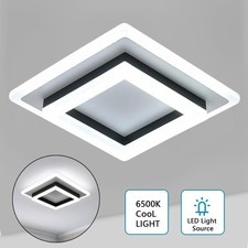 24W LED Ceiling Light Square Acrylic Ceiling Lamp Cloakroom Bathroom Office Lamp
