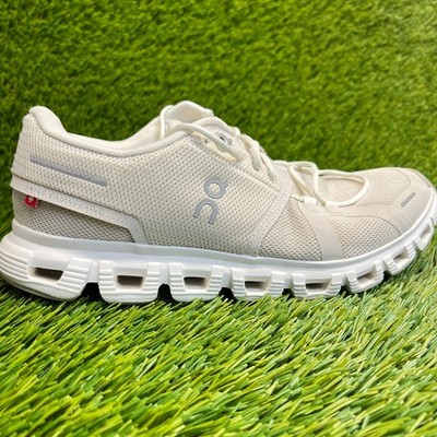 On Cloud 6 Womens Size 6 Beige Gray Athletic Running Walking Shoes Sneakers
