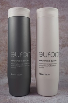 Eufora Beautifying Elixirs Moisture Intense Shampoo + Conditioner 9.5 oz *NEW*