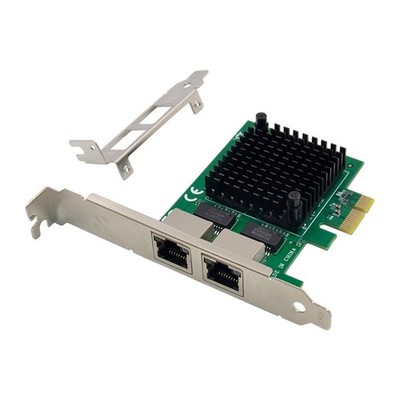 PCIe 3.1 x1 to Dual RJ45 2.5GBASE-T Ethernet Server NIC Adapter Card I225-T2 