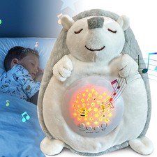 Kuscheltier Spieluhr Plüschtier Einschlafhilfe White Noise Machine mit Projektor