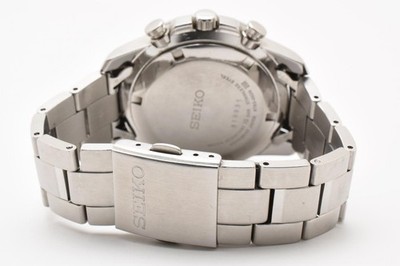 NEAR MINT】SEIKO CHRONOGRAPH 6T63-00D0 White Men's Quartz FROM