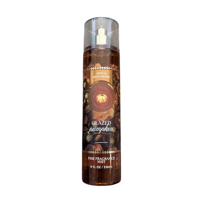 Bath and Body Works Glazed Pumpkin Fine Fragrance Mist Spray 8oz Fall 2025 NEW