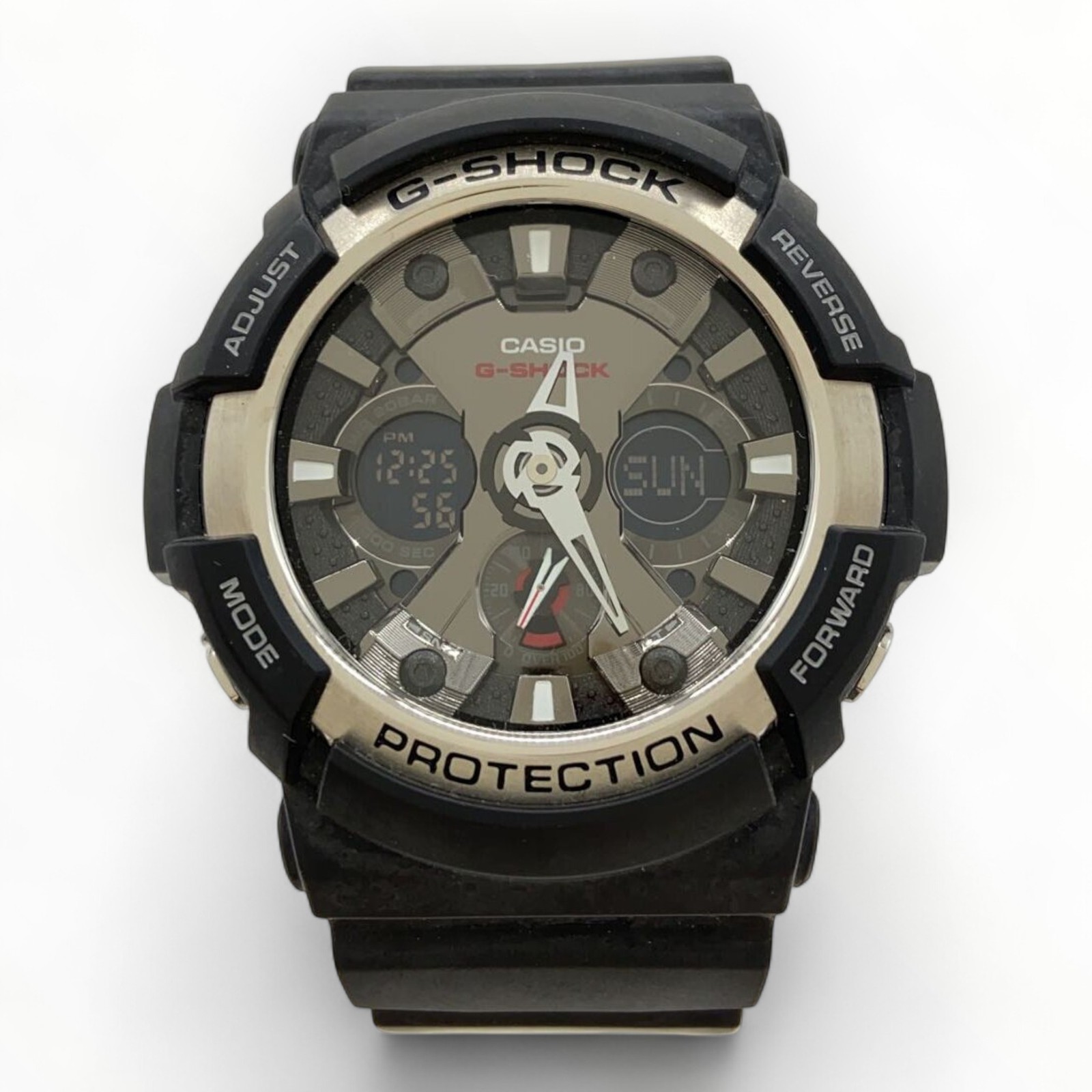 CASIO Ana-Digi Black Quartz Watch for Men 1.97