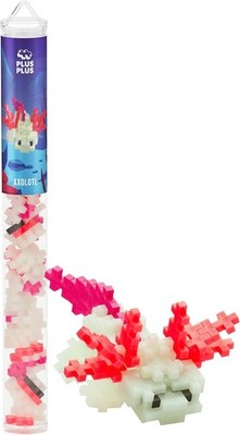 Create Your Own Sea Creature: 3D Axolotl Puzzle Set with 70 Interlocking Pieces