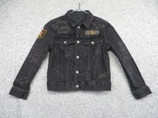 Vintage Polo Ralph Lauren Denim Supply Denim Jacket Size 7 Kids Boys Patches