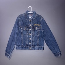 Vintage Harry Potter Denim Jacket 100 Cotton Embroidered Logo Size 10/12