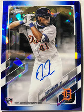 2021 Topps Chrome Sapphire Rookie Autographs #RADCA Daz Cameron Tigers Doosan