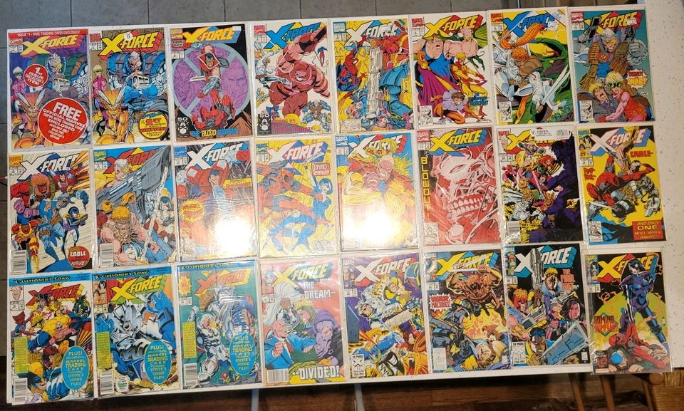 X-force Complete Set 1-129 + Annuals 1-3  And Variants, Megazine,  Missing 40,45 - Image 3 of 4