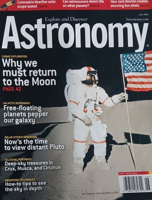 Astronomy June 2003 Return Moon Planets Pluto Crux Musca Circinus Life Jack New