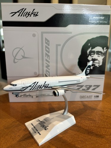 JC Wings 1:200 Alaska Boeing 737-400 N763AS Old colors XX20389