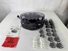 Remington Flocked Hot Rollers With Clips Hair Curlers Velvet Set KF-201 Tested