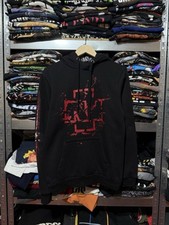 Vintage 2000  s Rammstein Mein Herz Brennt Band Retro Black Men  s Hoodie Size S