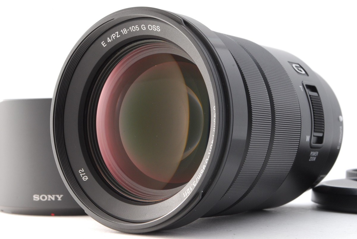 Top MINT in BOX] SONY E PZ 18-105mm f/4 G OSS SELP18105G Black
