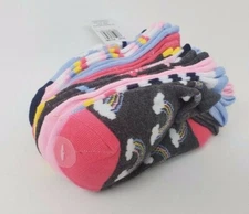 Capelli 10 Pairs No Show Girls Socks S/M