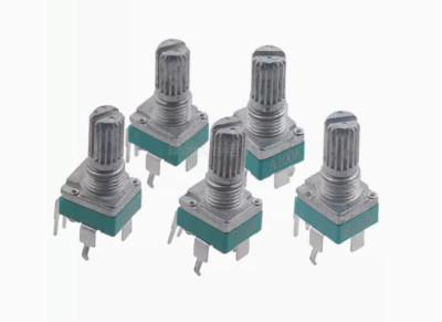 10pcs R097 Vertical single potentiometer with bracket handle 15mm no gear