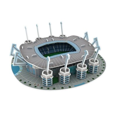 Word Famous Building 3D Jigsaw Puzzle Manchester Etihad Stadium DIY Model 47 PCS