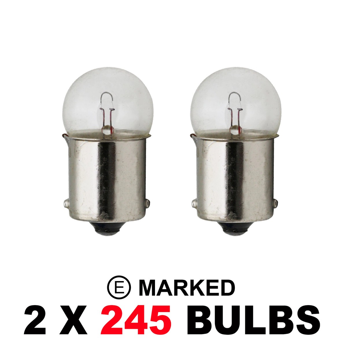 Car Spare Bulb 245 R10W BA15S Car Bulb - 10 Pack, 12v 10w, Tail ...