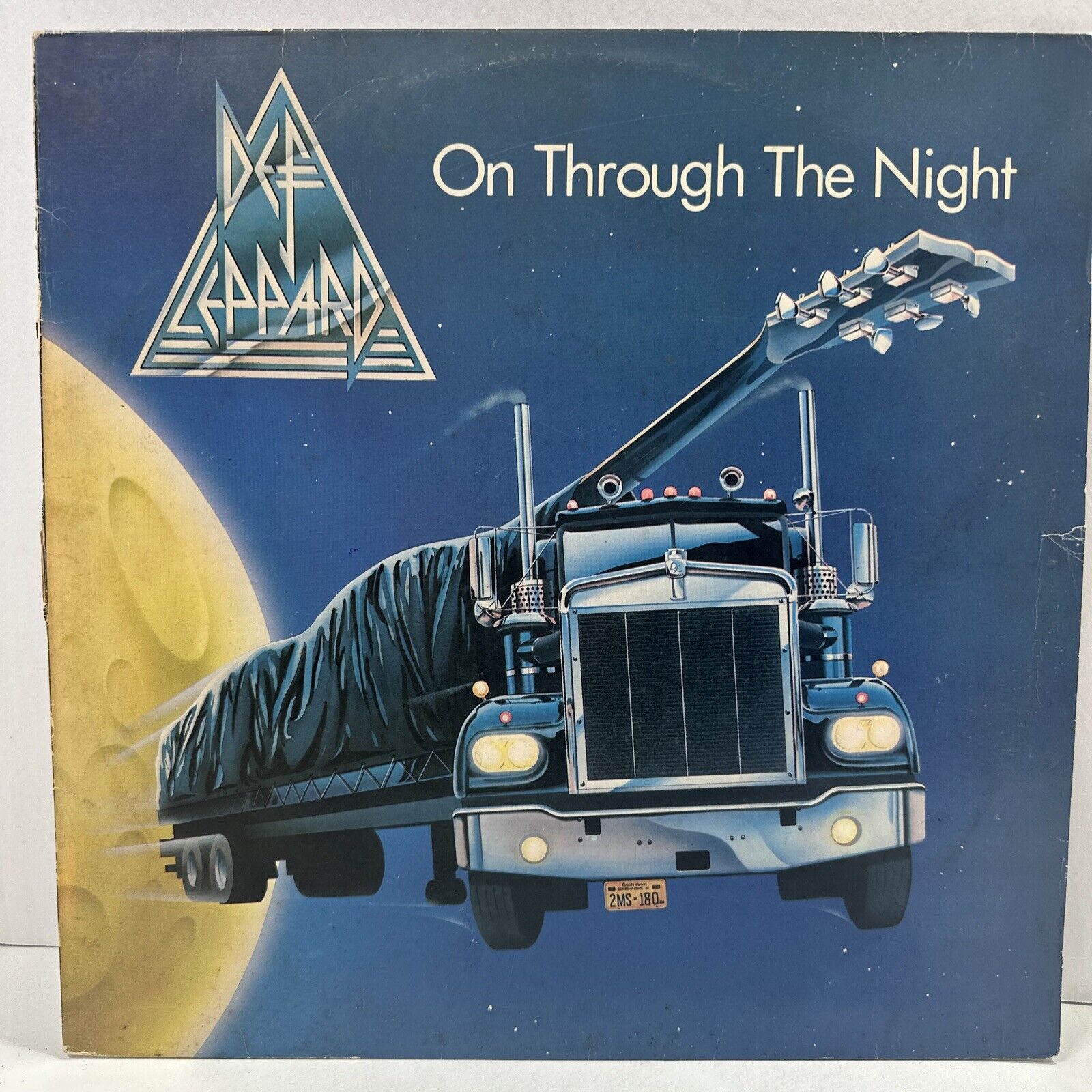 DEF LEPPARD On Through The Night LP Vinyl 1980 Vertigo 6360180 “Brazil” EX / G+