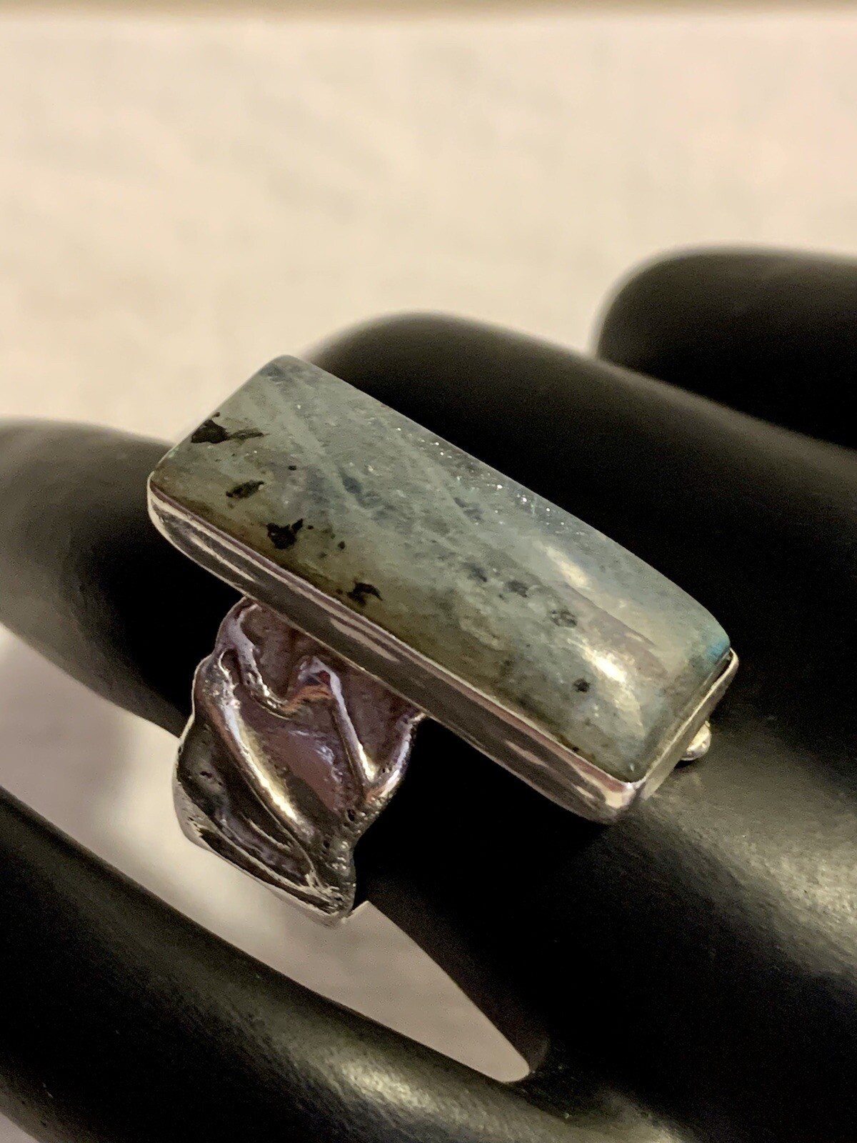 Stunning Statement Labradorite Ring, Handcrafted … - image 2