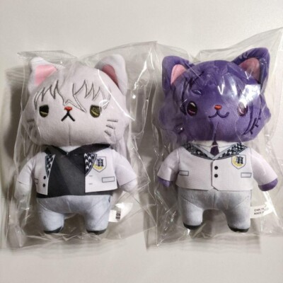 Blue Lock With Cat Eye Mask Plush Doll Keychain Seishiro Reo 2 Set Movic Japan