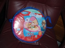Swim Ways Baby Spring Float with Sun Canopy Orange Pink Butterfly Design NEW