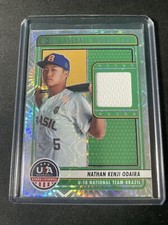 2023 Panini USA STARS STRIPES NATHAN KENJI ODAIRA FIREWORKS BRAZIL JERSEY 🔵🟢