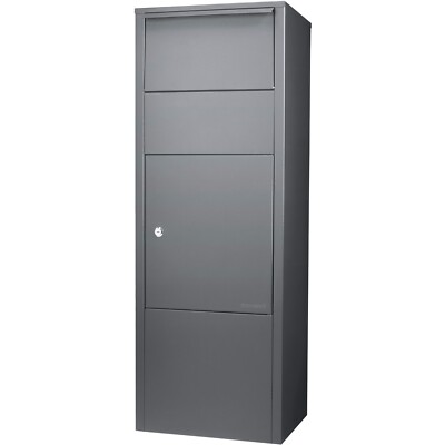 Large Single Compartment Locking Parcel Drop Box Secure Parcel Storage Lockable