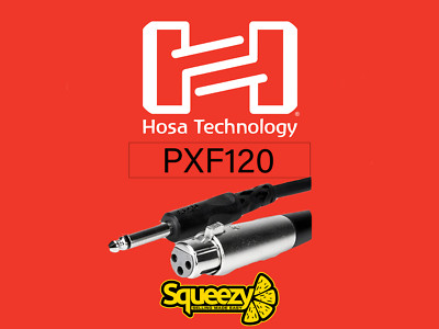 Hosa Technology PXF - Kabel 1/4'' 6,35mm TS auf XLR3F