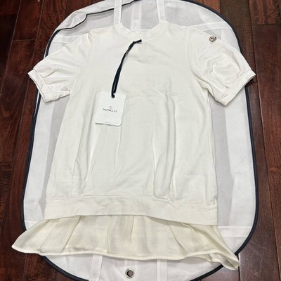 MONCLER ホワイト Tシャツ XS